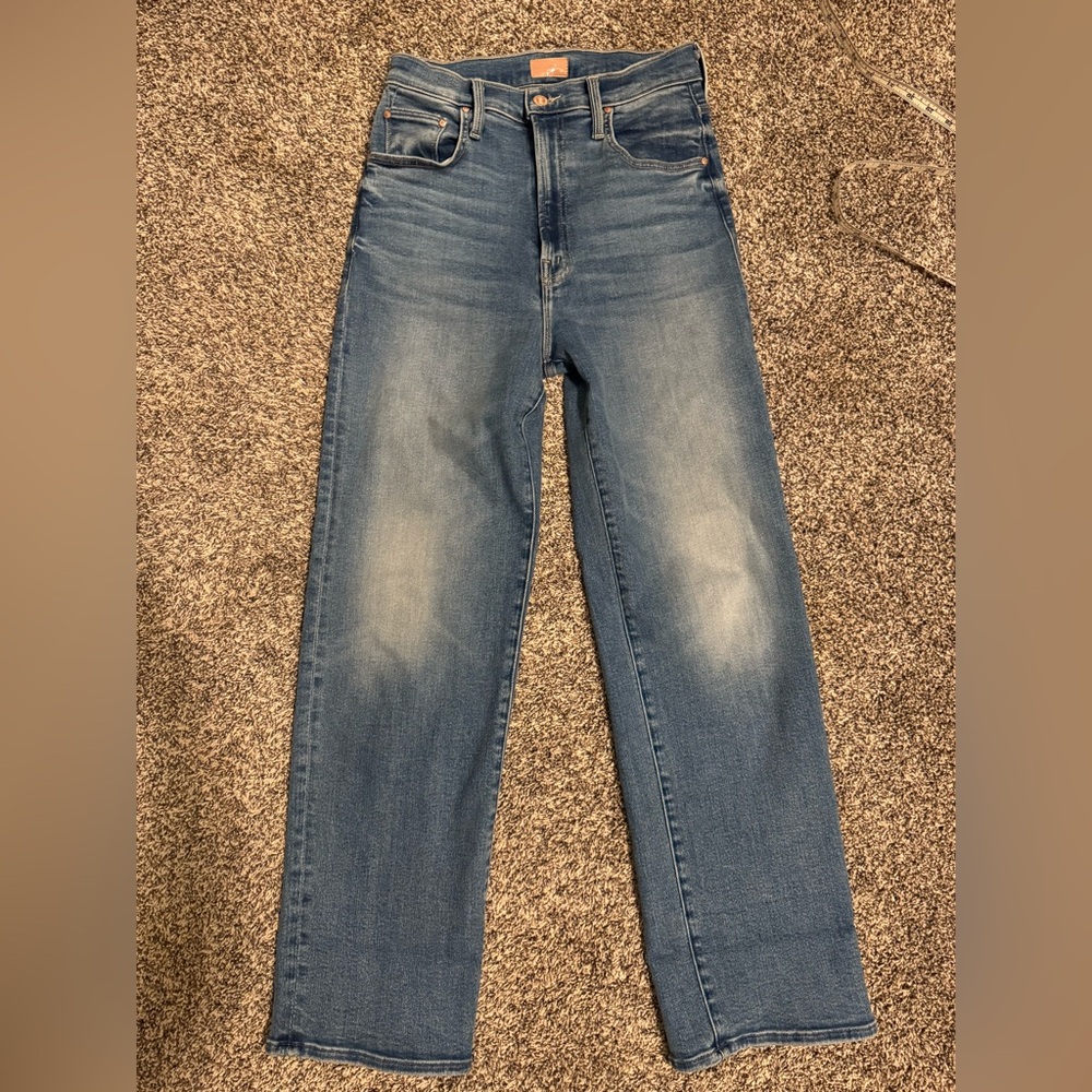 MOTHER Blue Ankle & Cropped Jeans